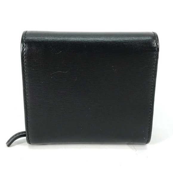 GUCCI 621891 Horsebit Medium wallet Folded wallet Leather Black - Picture 14 of 16